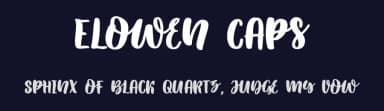 Elowen Caps by Katsia Jazwinska — Script Handwritten Font — thumbnail 2
