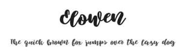 Elowen by Katsia Jazwinska — Script Handwritten Font — thumbnail 1