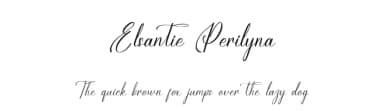 Elsantie Perilyna by Letterena Studios — Script Handwritten Font — thumbnail 1