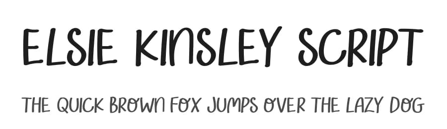 Elsie Kinsley Script by ReyreyBlue — Script Handwritten Font