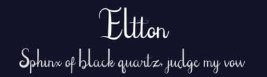 Eltton by Rayn Media — Script Handwritten Font — thumbnail 2
