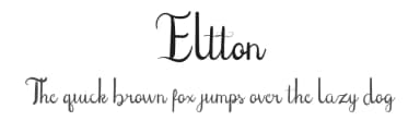 Eltton by Rayn Media — Script Handwritten Font — thumbnail 1