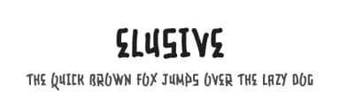 Elusive by Xerographer Fonts — Script Handwritten Font — thumbnail 1