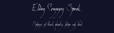 Elven Common Speak by Nancy Lorenz — Dingbats Font — thumbnail 2