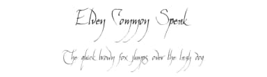 Elven Common Speak by Nancy Lorenz — Dingbats Font — thumbnail 1