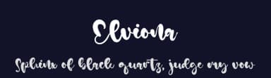 Elviona by Vztype Studio — Script Handwritten Font — thumbnail 2