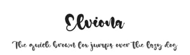 Elviona by Vztype Studio — Script Handwritten Font — thumbnail 1