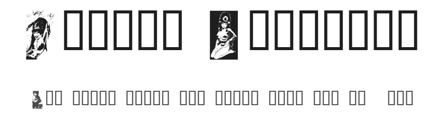 Elvira Dingbats by The Empire of the Claw — Dingbats Font