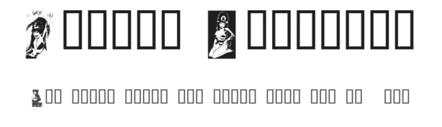 Elvira Dingbats by The Empire of the Claw — Dingbats Font