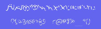 Elvish by Lillian Frank — Dingbats Font — thumbnail 3