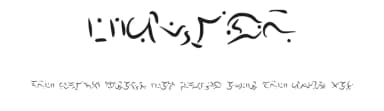 Elvish by Lillian Frank — Dingbats Font — thumbnail 1