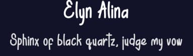 Elyn Alina by aldedesign — Script Handwritten Font — thumbnail 2