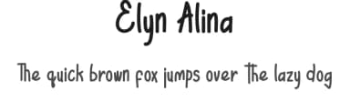Elyn Alina by aldedesign — Script Handwritten Font — thumbnail 1