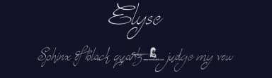 Elyse by JSH creates — Script Handwritten Font — thumbnail 2