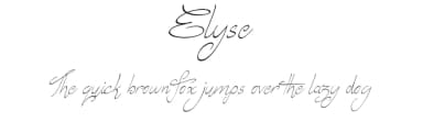 Elyse by JSH creates — Script Handwritten Font — thumbnail 1