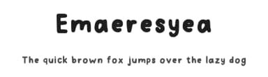 Emaeresyea by Marsya C — Script Handwritten Font — thumbnail 1