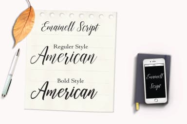 Emainell Font by joelpopon — Script Handwritten Font — thumbnail 3