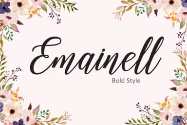 Emainell Font by joelpopon — Script Handwritten Font — thumbnail 6