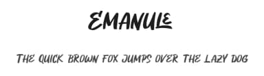 Emanule by Creatype Studio — Script Handwritten Font — thumbnail 1