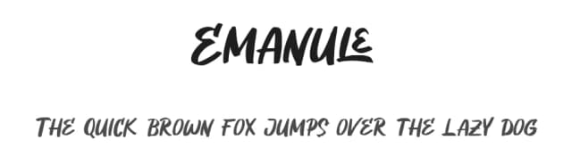 Emanule by Creatype Studio — Script Handwritten Font