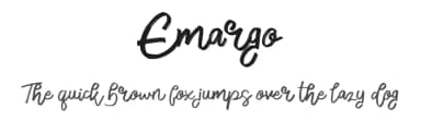 Emargo by Ianmikraz — Script Handwritten Font — thumbnail 1