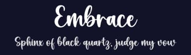 Embrace by Graphix Line Studio — Script Handwritten Font — thumbnail 2