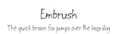 Embrush by Typephases Design — Script Handwritten Font — thumbnail 1