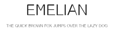 Emelian by nendi emelia — Sans Serif Font — thumbnail 1