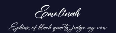 Emelinah by Letterena Studios — Script Handwritten Font — thumbnail 2