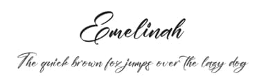 Emelinah by Letterena Studios — Script Handwritten Font — thumbnail 1