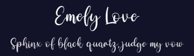 Emely Love by Perspectype Studio - Letterena.com — Script Handwritten Font — thumbnail 2