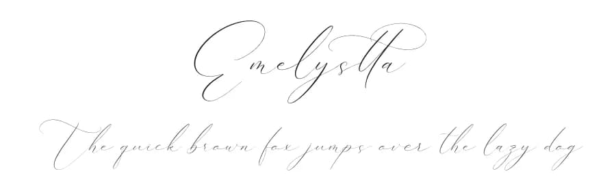 Emelystta by Perspectype Studio - Letterena.com — Script Handwritten Font