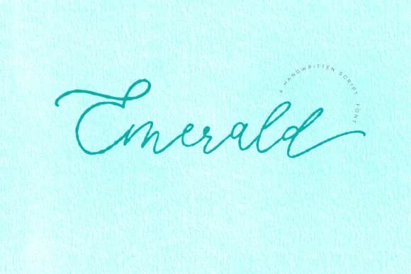 Emerald Font by Primafox Design by Primafox Design — Script Handwritten Font