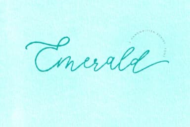 Emerald Font by Primafox Design by Primafox Design — Script Handwritten Font — thumbnail 1