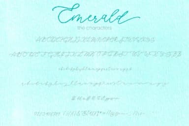 Emerald Font by Primafox Design by Primafox Design — Script Handwritten Font — thumbnail 2