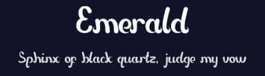 Emerald by weknow — Script Handwritten Font — thumbnail 2