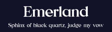 Emerland by UI Creative — Serif Font — thumbnail 2