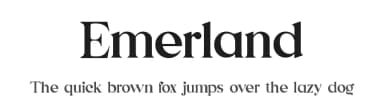 Emerland by UI Creative — Serif Font — thumbnail 1