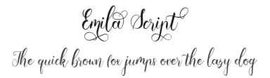 EmilaScript by Paily Studio — Script Handwritten Font — thumbnail 1