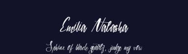 Emilia Natasha by Mariyana — Script Handwritten Font — thumbnail 2