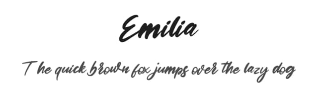 Emilia by Symphony Studio — Script Handwritten Font