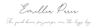 Emillia Paris by RantautypeStudio — Script Handwritten Font — thumbnail 1