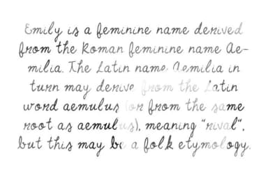 Emily Font by Noe Araujo — Script Handwritten Font — thumbnail 3