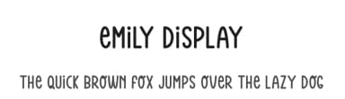 Emily Display by Danar Nugroho — Script Handwritten Font — thumbnail 1