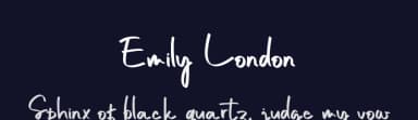 Emily London by Ahargun C Design — Script Handwritten Font — thumbnail 2