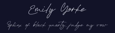 Emily Yorke by Krakenbox Std — Script Handwritten Font — thumbnail 2