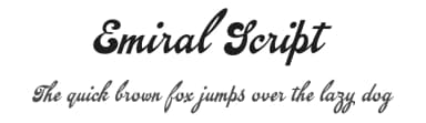 Emiral Script by Måns Grebäck — Script Handwritten Font — thumbnail 1