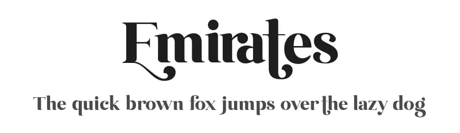 Emirates by Sensatype Studio — Serif Font