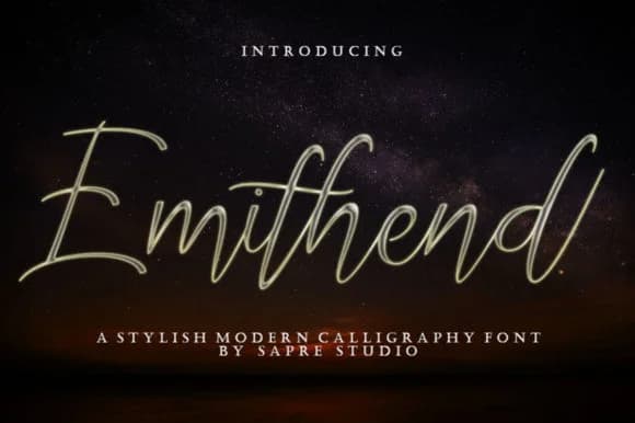 Emithend Font by sapre.studio — Script Handwritten Font