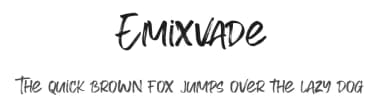 Emixvade by StringLabs Creative Studio — Script Handwritten Font — thumbnail 1